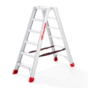 Drabina dwustronna z głębokimi stopniami ND 8+8