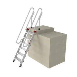 Składana drabina z wysokim stopniem SCRB 5 stopni