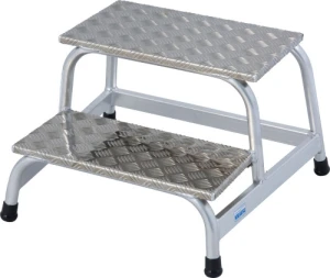 Aluminiowe schodki montażowe Stabilo 2 stopnie