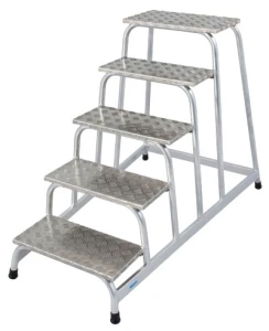 Aluminiowe schodki montażowe Stabilo 5 stopni